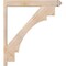 Ekena Millwork Merced Arts & Crafts Smooth Outlooker, Douglas Fir, 5 1/2"W x 34"D x 38"H OUT06X34X38MRC03SDF - alternate 2